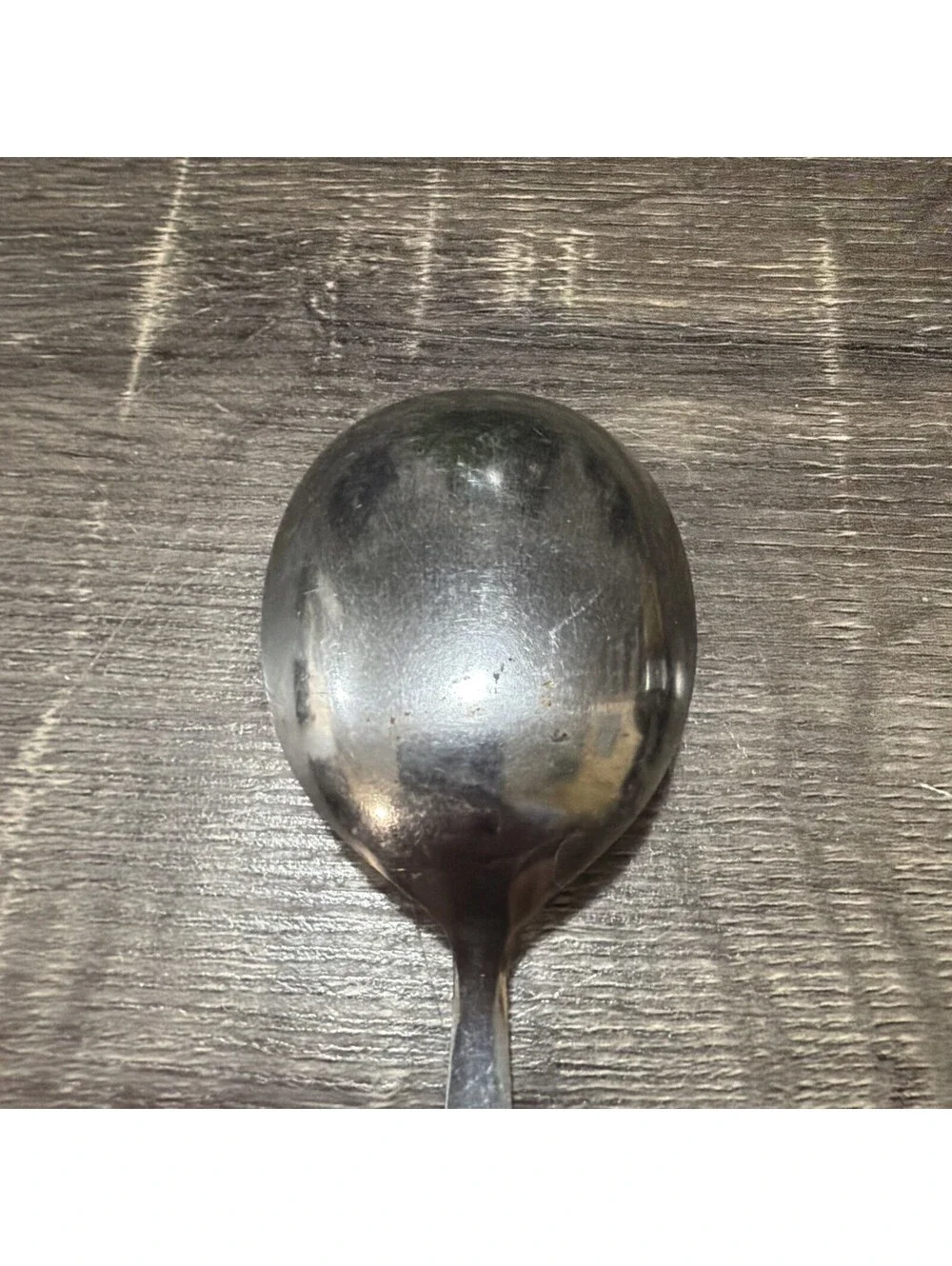 Amcrest Stainless Silhouette Serving Spoon Made in Japan Large Flatware Ladle 9”